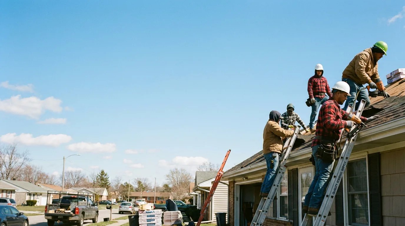 Roofing in West College Corner, IN near me